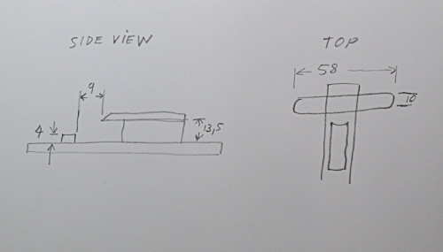 dimensions in mm